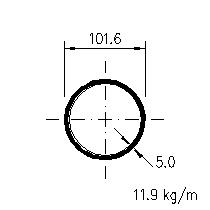 HFCHS 101,6x5,0