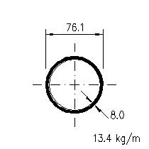 HFCHS 76,1x8,0