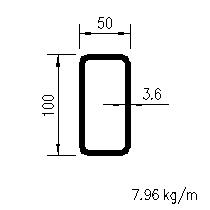 HFRHS 100x50x3,6