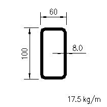HFRHS 100x60x8,0