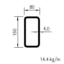 HFRHS 160x80x4,0