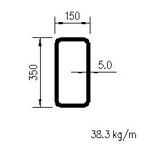 HFRHS 350x150x5,0