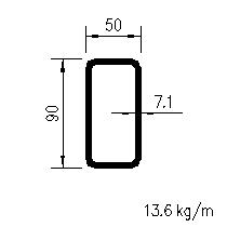 HFRHS 90x50x7,1