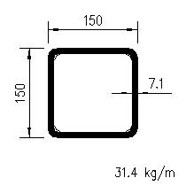 HFSHS 150x150x7,1