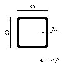 HFSHS 90x90x3,6