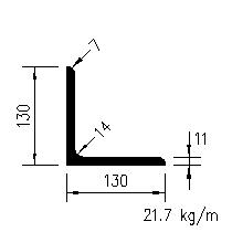 L 130x130x11